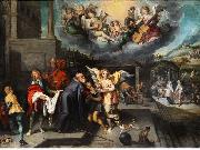 Simon de Vos Heimkehr des verlorenen Sohnes oil painting